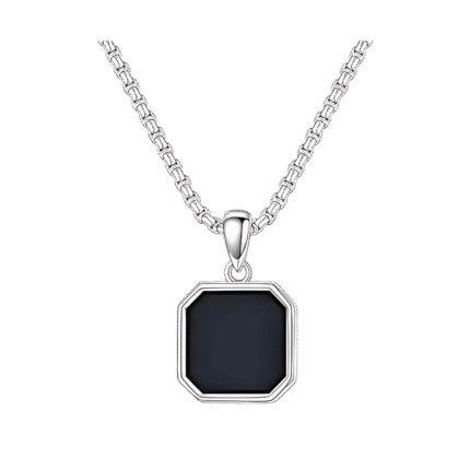 Black Onyx Nacklace For Men